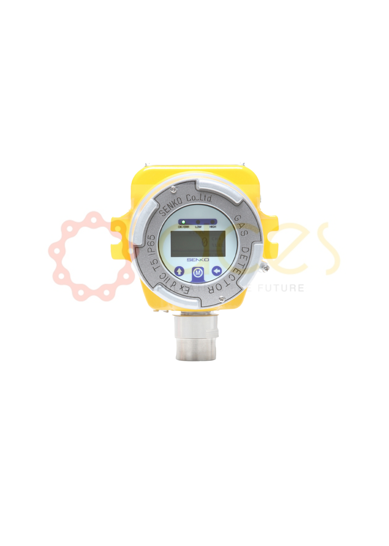 SENKO Diffusion Type Fixed Gas Detector SI-100 - Acetylene, 0~100%LEL, Catalytic sensor